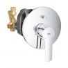 Grohe QuickFix Start vaňová batéria, pod omietku, s telesom pre 2 odberné miesta, chróm, 23558002