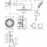 Hansgrohe Crometta E sprchový systém 240 1jet s pákovou batériou chróm, 27957000SET