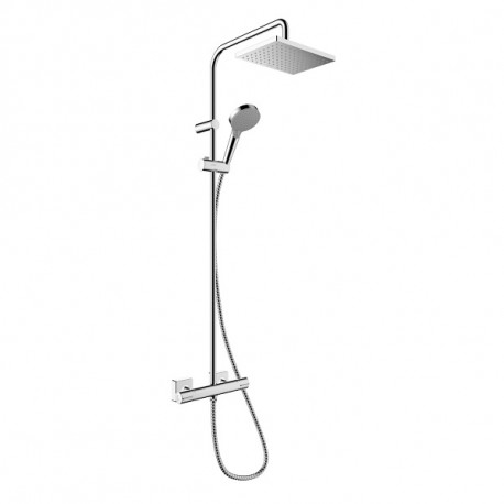 Hansgrohe Vernis Shape sprchový systém Showerpipe 230 1jet EcoSmart s termostatom chróm 26097000RT1 - ROZBALENÝ TOVAR