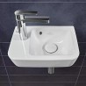 VILLEROY & BOCH O.Novo umývadielko s prepadom a otvorom pre batériu vľavo biela CeramicPlus 434236R1