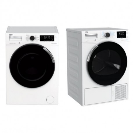 BEKO WTV8744CSXW0 + DH8544CSRX