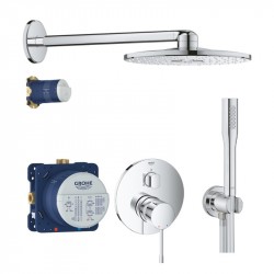 Grohe ESSENCE sprchový set s hlavovou sprchou 310mm a batériou, ručná sprcha, chróm, , 451983