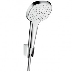 Hansgrohe Croma Select E vaňový set 1jet s hadicou 1,6m a držiakom biela/chróm, 26412400