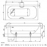 BETTE FORM NEW vaňa 170 x 75 x 42 cm biela 2947-000