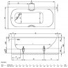 BETTE FORM NEW vaňa 190 x 80 x 42 cm biela 2951-000