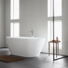 Duravit D-NEO 160 x 75 cm vaňa do priestoru, minerálny kameň DuraSolid A, biela 700486000000000