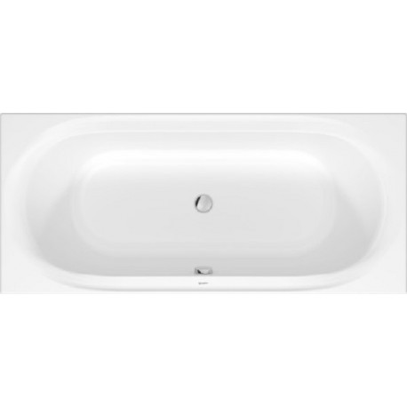 Duravit SOLEIL by Starck akrylátová vaňa 180 x 80 cm, odpad v strede, biela 7005030000