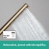 HANSGROHE Pulsify S ručná sprcha tyčová 100 1jet EcoSmart+ kartáčovaný bronz, 24126140