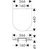 Hansgrohe EluPura S WC sedátko a kryt s upevnením hore, biela, 60196450