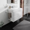 Hansgrohe Xevolos E skrinka pod umývadlo, 980 x 475 mm s 2 zásuvkami, matná biela, 54181320