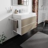 Hansgrohe Xevolos E skrinka pod umývadlo 980 x 475 mm s 2 zásuvkami, matná biela, 54181390