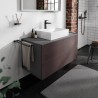 Hansgrohe Xevolos E skrinka pod umývadlo 1180 x 550 mm s 2 zásuvkami pre dosku so zápustným umývadlom, bridlicová matná sivá, 5