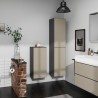 Hansgrohe Xevolos E skrinka strednej výšky 400 x 360 mm, pánty vľavo, bridlicová matná sivá, 54214390