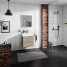 Hansgrohe Xevolos E skrinka pod umývadlo 580 x 475 mm s 2 zásuvkami, bridlicová matná sivá, 54177390