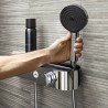 HANSGROHE Pulsify ShowerTablet Select sprchový termostat 400 na stenu matná čierna, 24360670