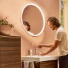 Hansgrohe Xarita S zrkadlo s LED osvetlením 700 x 50 mm s IR čidlom, matná biela, 54991700