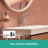 HANSGROHE Tecturis S 210 batéria umývadlová stojanková s výpusťou Push-Open chróm 73360000