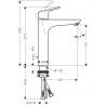 Hansgrohe Focus páková umývadlová batéria 190 s výpusťou, chróm 31608000