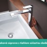 Hansgrohe Metris páková umývadlová batéria 260 s výpusťou s tiahlom k umývadlovým miskám chróm 31082000