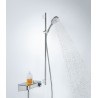 Hansgrohe Raindance Select E sprchový set 120 3jet EcoSmart 9 l/min tyč 90cm úsporná verzia biela/chróm 26623400