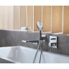 Hansgrohe Raindance Select S vaňový set 120 3jet s hadicou 1,6m, biela/chróm, 26721400