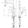 Hansgrohe Talis Select M51 páková drezová batéria 300 s vyťahovacím výtokom,1jet s tlačítkom Select chróm 72821000