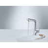 Hansgrohe Metris Select M71 drezová batéria 320 vzhľad nerez s tlačítkom Select 14883800