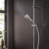 Hansgrohe Croma Select E ručná sprcha Vario 3jet EcoSmart 9 l/min. biela/chróm 26813400