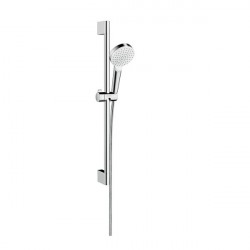 Hansgrohe Crometta sprchový set 1jet Green6 l/min s tyčou 0,65m biela/chróm, 26554400