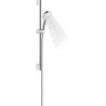 Hansgrohe Crometta sprchový set Vario 2-prúdový EcoSmart 9 l/min s tyčou 0,65m biela/chróm 26534400