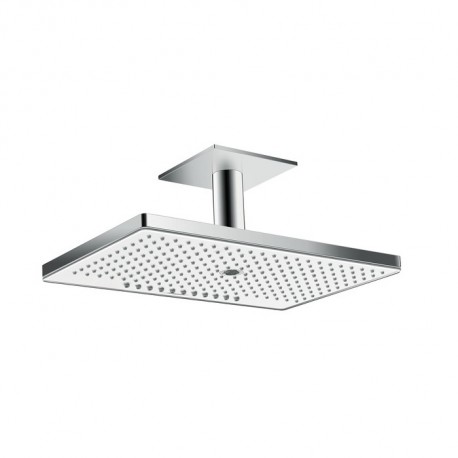 Hansgrohe Rainmaker Select 460 3jet stropná hlavová sprcha biela/chróm s vertikálnym ramenom 100 mm 24006400