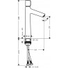 Hansgrohe Talis Select S umývadlová batéria 190 ovládanie tlačidlom SELECT 72045000