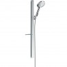 Hansgrohe Raindance Select S sprchový set 120 3jet s nástennou tyčou 90cm s poličkou chróm, 27648000