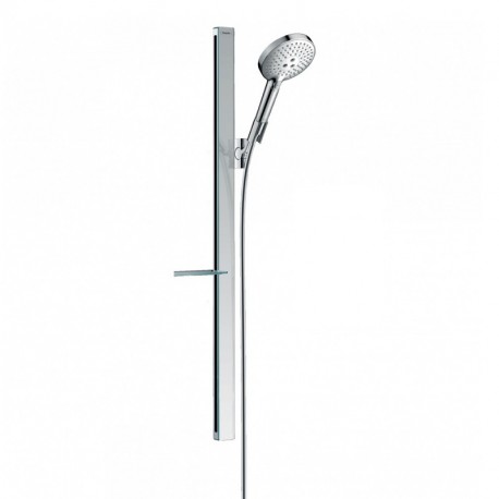 Hansgrohe Raindance Select S sprchový set 120 3jet EcoSmart 9 l/min s nástennou tyčou 90cm s poličkou chróm 27649000