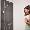 Hansgrohe Rainfinity ručná sprcha 130 3jet kartáčovaný čierny chróm, 26864340