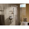 Hansgrohe Raindance E hlavová sprcha 300 Air 1jet so sprchovým ramenom 390 mm brúsený bronz 26238140