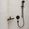 Hansgrohe AddStoris polička rohová do sprchy, matná čierna, 41741670