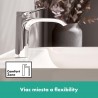 Hansgrohe Vivenis umývadlová batéria 110, EcoSmart, chróm, 75022000