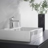 Hansgrohe Vernis Shape umývadlová batéria 100 s kovovou odtokovou súpravou s tiahlom, EcoSmart, chróm, 71568000