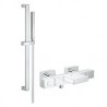 Grohe GROTHERM nástenný set 2v1, vaňová termostatická batéria GROHTHERM Cube so sprchovým setom 60 cm chróm, 34497000SET