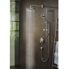 Hansgrohe Fixfit sprchové kolienko S so spätným ventilom, kartáčovaný bronz, 26453140