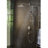 Hansgrohe Fixfit sprchové kolienko S so spätným ventilom, kartáčovaný bronz, 26453140