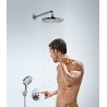 Hansgrohe sprchový držiak Porter´S, kartáčovaný bronz 28331140