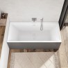 Villeroy & Boch SUBWAY 3.0 vaňa 170x75 cm vrátane nôh a napúšťania SilentFlow Stone White Quaryl UBQ170SBW2TDVRW