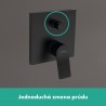 Hansgrohe Vivenis vaňová batéria pod omietku so zabudovanou bezpečnostnou kombináciou matná čierna, 7541670