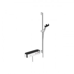 Hansgrohe Pulsify Select sprchová súprava 105 3jet Relaxation s ručnou sprchou,termostatom,sprchovou tyčou 90,jazdcom a sprchov