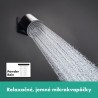 HANSGROHE Pulsify horná sprcha 105 1jet matná čierna, 24130670