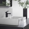 Hansgrohe Vernis Shape umývadlová batéria 70 s odtokovou súpravou s tiahlom, EcoSmart, matná čierna, 71560670