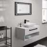 Hansgrohe Vernis Shape umývadlová batéria 190 s odtokovou súpravou s tiahlom, EcoSmart, matná čierna, 71562670