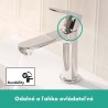 Hansgrohe Rebris S umývadlová batéria 110, s bidetovou sprškou, chróm, 72215000